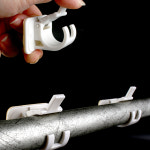 커튼봉 2개입 부착브라켓 브라켓