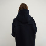 스텝어라운드 Washed Wool Duffle Mid Coat