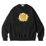 오에타 써니캣 프리미엄 더블 특기모 코튼 오버핏 맨투맨