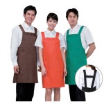 색상3종 어린이집 카페 공방 애견샾 식당 서빙 앞치마 1개