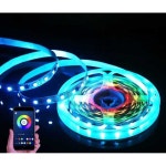 줄조명 LED 전구 실내 스포트라이트 가게 PC방 2m-5v-RGB 블루투스 APP 제어 USB 인터페이