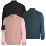 파파브로 파파브로 남성 스트라이프 컬러배색 포인트 반집업 골프니트 LB-KNG-2403