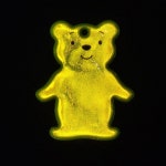 키링 키홀더 반사 안전 유도 경고 곰