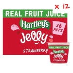 Hartleys 하틀리 스트로베리 젤리 125g 6개입 12개