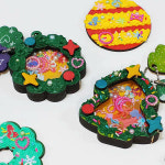 DIY 데코덴 우드 쉐이커 가방고리 크리스마스 - 옵션