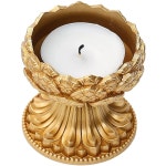 연꽃 캔들 홀더 꽂이 유럽과 장식 파티 도금 다이닝