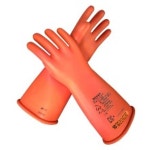 전기 절연 장갑 CLASS 4 -9 고압 활선 큐비클 방전 전기작업 감전 방지 노벡스 자재 36000V