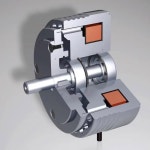 히스테리시스 브레이크 감속기 클러치 부하 테스크