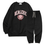 이지스튜디오 아더뉴욕 더블 맨투맨 오버핏 트레이닝 팬츠 세트