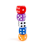 컬러 주사위 5개입