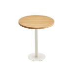 600 라운드 탁자 원탁 원형 바테이블 화이트스틸 신혼부부인테리어 카페테이블 세련된