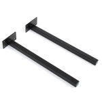 벽걸이 선반 튼튼 고정 스테인리스 검은색 브라켓 장비 에어컨 좁은집