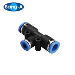 상아뉴매틱 원터치피팅 GPUG 1006 120개 호스10-6 연결 티 레듀샤 상아뉴매틱