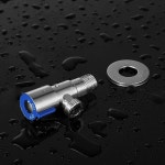 1PC 스테인레스 스틸 뜨겁고 차가운 밸브 각도 배수 대형 밸브 흐름 화장실 1pc