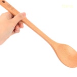두토피아 비취우드 대형 스푼 원목수저 먹방 수저 비치우드