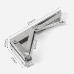 튼튼하게 고정 접이식 스테인리스 선반 받침대 화장실 발코니 탕비실