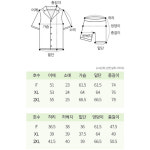 이너쿠키 이너쿠키 면 여름 반팔 잠옷 홈웨어 파자마 남자상하세트 1매 IMHS4232 105