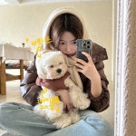 강아지 바라클라바 넥워머 겨울 니트 커플모자