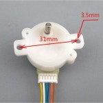 12 V 2 상 와이어 24 V 4 단계 5 스테퍼 모터 36 1 비율 금속 기어 감속기 스텝 각 18도 36 0 5 학위