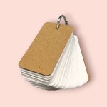 두툼한 휴대용 단어암기 수첩 100매 심플 디자인