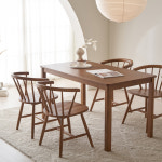 모던하우스 리에티 원목 4인 식탁 의자세트 식탁+의자4