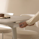 라움에스알 글로리 확장형 세라믹 식탁 테이블 4인 6인 식탁 1400 2000