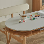 라움에스알 데이지 수납 양면 세라믹식탁 원목 6인용 스퀘어 식탁 테이블 1800