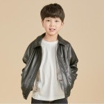 닥스키즈 닥스키즈 안감 레더 자켓 BK 561546 130 DUS12DB10M