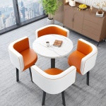 응접 데스크 의자 원형 상담실 식탁테이블 세트 리셉션