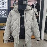 공용 다이아퀄팅후드패딩점퍼mn4ju813