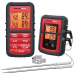 ThermoPro 디지털 주방 온도계 Funk 고기 2개 센서 조리용 오븐용 시계 Besuche den ThermoProStore TP08C