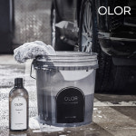 SHINIL 현대모비스 현대모비스 모비스 오로르 반투명 세차 버킷 18L 대용량 세차물통