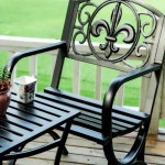 야외흔들의자 엔틱 야외 흔들체어 정원그네 철제체어