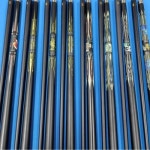Cuemall 탄소 섬유 Uni-Lock 조인트 1 2-PC 스타일 당구 게임 큐 스틱 타코
