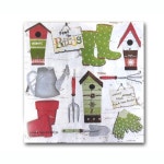 원예장비일러스트 공예 만들기재료 냅킨아트 3팩 1팩-2장 미술키트 TK9027-3