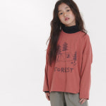 나비 포레스트티셔츠 브릭