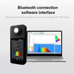 플리커 PPFD PAR 계량기 분광계 무선 광 스펙트럼 분석기 HPCS330P