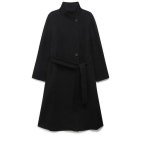 나이스클랍 소매 볼륨 롱 코트 N244MWCA53