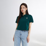 스파오 우디 소프트코튼 크롭 카라티 SPHWE24G51