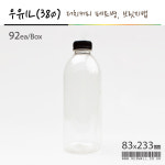 우유 병 페트병 38파이 넓은입구 플라스틱 용기 더치커피 음료 1L-92