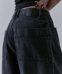 트리밍버드 One Button Denim Set-up Pants TM2479DN401MBB