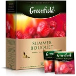 Greenfield 그린필드 써머 부케 허벌 티 컬렉션 100 더블 챔버 티백 2개