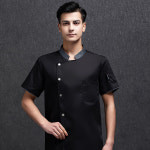 반팔 조리복 메쉬 위생복 쉐프복 스냅단추 유니폼 04