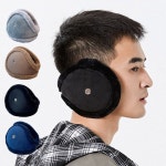 귀마개 겨울 방한 귀도리 따뜻한 뒤로 착용하는 이어홀 털귀마개 남여공용