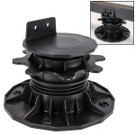 스템 테라스 플레이트 브래킷 발 조절 나무 바닥 공중 지지대 난방 타일 1 PC 02 L