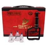 한솔의료기 한솔부항세트 삶는부항 고급형19컵 부항기 지압봉10개 권총형펌프 한솔부항기 ETC 1세트 1세트