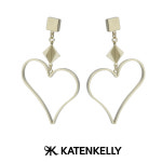 케이트앤켈리 Magic heart earrings