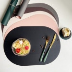 PU 가죽매트 티코스터 양면 테이블매트 식탁매트