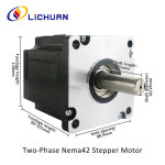 Lichuan DC 스텝퍼 오픈 루프 모터 레이저 CNC 기계용 2 상 Nema42 0 6 5A 12 15 22 29N m DC24V 6