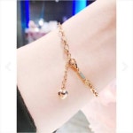 혼 미니골드 미니골드 할로우 통통하트 팔찌 BNKM4381